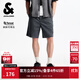 杰克·瓊斯（JACK&JONES）男裝潮個(gè)性時(shí)尚百搭簡(jiǎn)約舒適直筒純色直筒休閑休閑短褲225243015 E02深灰色 M (175)
