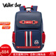 Walker Shop輕奢書(shū)包小學(xué)生女生護脊兒童書(shū)包1-3-6年級英倫風(fēng)男孩減負雙肩包 藍色小號【推薦1-2年級】 默認尺寸