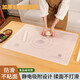 潔思奧（JIESIAO）大號母嬰級硅膠揉面墊加厚防滑無(wú)異味面墊冰皮包子揉面墊不粘 冰皮包子面墊【背面圖案】50*70cm PP搟面杖+刮板+收納袋+食譜