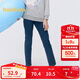 巴拉巴拉女童牛仔褲2025春裝兒童小腳褲子中大童時(shí)尚繡花長(cháng)褲209125108005