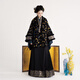 芷蘅間 金玉滿(mǎn)堂 黑色原創(chuàng  )漢服女秋冬款新中式漢元素國風(fēng)通勤套裝 黑色對交穿 預售45天 M