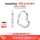 潘多拉（PANDORA）不對稱(chēng)心形耳環(huán)時(shí)尚單品簡(jiǎn)約時(shí)髦生日禮物送女友 不對稱(chēng)心形耳環(huán) 均碼