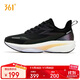 361°運動(dòng)鞋女鞋秋季雨屏8加絨防潑水通勤慢跑步鞋子女682542224-3