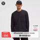 lululemon丨Pique 男士珠地超寬松剪裁口袋款長(cháng)袖 T 恤 LM3GGMS 黑色 M