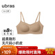 ubras無(wú)尺碼小奶皮輕褶文胸罩隱形無(wú)痕內衣女粉底液隱形膚背勾