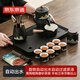 京東京造茶具整套 套裝茶壺帶茶盤(pán)手繪錦繡山河旋轉出水茶具16件家用茶具