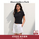 Abercrombie & Fitch【百搭修身】經(jīng)典小麋鹿圖案女裝25夏季圓領(lǐng)短袖T恤139-5759 黑色 S (165/88A)
