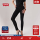 Levi's李維斯女士721緊身高腰休閑簡(jiǎn)約修身顯瘦肯豆風(fēng)牛仔長(cháng)褲 黑色 26 (28)