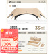 原始人（The Primitive）鈦黑膠天幕帳篷戶(hù)外便攜露營(yíng)六角防曬新型速開(kāi)野營(yíng)新款遮光遮陽(yáng)棚 35㎡奶油咖【速搭+六面防曬】