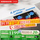 老板（Robam）【小灶王】E1燃氣灶煤氣灶雙灶家用爐具5.2kW智慧大火力定時(shí)灶嵌入式熄火保護全進(jìn)風(fēng)可調節底盤(pán) 天然氣 5.2kW 定時(shí)灶