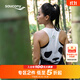 Saucony索康尼熊貓背心吸濕排汗男女運動(dòng)背心輕薄成都城市款跑步背心 白色(女款) S