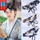 裴南葦古風(fēng)抹額束發(fā)帶男生運動(dòng)發(fā)帶吸汗頭帶發(fā)圈漢服頭飾頭巾男透氣發(fā)帶 抹額-青藍仙鶴