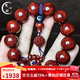 梵心閣臻品印度小葉紫檀手串男1.8滿(mǎn)龍鱗紋老料文玩佛珠手鏈生日禮物 臻品紫檀龍鱗紋18mm