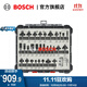博世（BOSCH） 木工銑刀套裝修邊機刀頭專(zhuān)業(yè)雕刻機鑼刀套裝修邊刀1/4柄 木工銑刀30件套裝