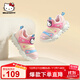 HELLOKITTY童鞋女童運動(dòng)鞋冬季兒童二棉鞋短絨保暖毛毛蟲(chóng)鞋6827粉色24