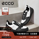 愛步（ECCO）*板鞋男鞋 休閑板鞋圓頭厚底休閑鞋男明星同款 街頭720 520814 HL 黑色/白色52081450669 41