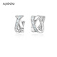 AJIDOU阿吉豆耳環(huán)女款時(shí)尚休閑耳釘耳飾禮物 銀色 2個(gè)