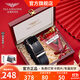 法萊阿瑪尼（FALAMAONE）皮帶男真皮加長(cháng)自動(dòng)扣腰帶頭層牛皮高檔品牌生日禮物送男友老公 槍色/PD6688Q【花束/實(shí)木禮盒】 110cm -140cm均碼加長(cháng)（可修剪）