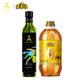 家香味沂蒙土榨花生仁油400ml+安達露西特級初榨橄欖油235ml