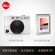 徠卡（Leica）SOFORT 2 相機立拍立得 萊卡一次成像雙模式即拍即得相機 (具有手機照片打印功能) 立拍立得禮物 白色款+徠卡原裝彩色相紙白邊20張