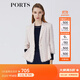 PORTS寶姿春夏新品女裝長袖中長夾克LM8J039MFD097 鹽粉色混色 S (4)