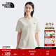 北面（The North Face）【都市經(jīng)典系列】短袖棉T恤情侶款戶(hù)外寬松舒適25新品|8EY9 QLI/沙丘白 L /175