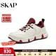 圣伽步（SKAP）運動(dòng)鞋男士防水透氣休閑老爹鞋A1H03AM4 米白 41