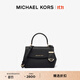 MICHAEL KORS邁克高仕 MK Ava 超小號皮質(zhì)翻蓋迷你手提包斜挎包 黑色 001 迷你