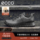 愛(ài)步（ECCO）運動(dòng)鞋男鞋 輕便休閑鞋軟底低幫鞋男士牛皮風(fēng)琴鞋 靈動(dòng)525224 HL 黑色52522401001 42