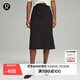 lululemon丨City Sleek 女士高腰半身裙 LW8ALKS 黑色 26