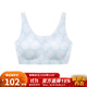 like uu風(fēng)箏內衣系列基礎隱形少女無(wú)痕內衣青春發(fā)育期文胸兒童內衣 小熊滿(mǎn)印藍 均碼 plus版（100-130斤）