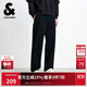 杰克·瓊斯（JACK&JONES） 男裝秋季經(jīng)典百搭休閑純棉舒適松緊抽繩運動(dòng)直筒衛褲22531D030