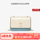 CUADEN KLLIATM輕奢包包女款一鹿有你新款單肩包女士斜挎包女生日禮物送女友老婆 新色系【白藍色】禮盒裝 2025高級感女生包實(shí)用走心送老婆媽媽長(cháng)輩