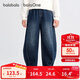 巴拉巴拉balaOne童裝男童長(cháng)褲兒童褲子2025秋裝牛仔褲彎刀褲208325108102