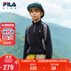 FILA【斐暖科技】斐樂兒童長袖T恤2025冬季保暖透氣運動上衣