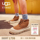 UGG冬季男女同款厚底紐姆休閑短靴時(shí)尚靴1143991CWTC|栗色/灰白色39