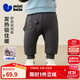 迷你巴拉巴拉男童女童寶寶褲子2025冬新品遠紅外發(fā)熱鎖 鐵灰20603 80 cm