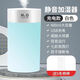 中掌柜USB充電無(wú)線(xiàn)迷你加濕器大容量空氣凈化大噴霧香薰機車(chē)載家用臥室 充插雙用[白色]5棉芯