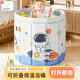 邦帛世泡澡桶洗澡桶兒童折疊家用寶寶嬰兒游泳桶池大人泡浴桶全身可坐 宇航員+排水管+注水坐墊|  60*45 2026年新年禮物兒童節給男孩女孩