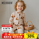 Milkbarn秋季嬰兒長(cháng)袖連體服男女寶寶空調服純棉哈衣爬服 狐貍精靈 66cm (3-6m)