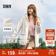 森馬（Semir）森馬外套女仿羊羔毛搖粒絨雙面穿連帽重磅夾克24新款109724108002