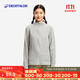 迪卡儂（DECATHLON）保暖戶(hù)外抓絨衣外套男女運動(dòng)寬松秋搖粒絨外套沖鋒衣內膽 女款-全拉鏈-淺灰色 M