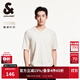 杰克·瓊斯（JACK&JONES）25年男裝短袖POLO衫男士夏季商務(wù)休閑古巴領(lǐng)寬松重磅純棉針織T恤 A01古瓷色 常規 L