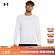 安德瑪（UNDERARMOUR）UA秋冬Launch男子跑步運動長袖T恤1382584 白色100 XL