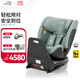 寶得適（BRITAX）寶寶兒童安全座椅0-7歲isize認證正反360°旋轉成長(cháng)騎士 松石綠