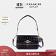 蔻馳（COACH）奧萊女士BRYNN斜挎包手拿包日常麻將包單肩包百搭 黑色