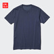 優(yōu)衣庫男裝女裝快干圓領(lǐng)T恤/短袖482300 69 藏青色 L