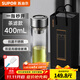 蘇泊爾（SUPOR）一鍵開(kāi)蓋玻璃杯雙層防燙茶水分離男士泡茶車(chē)載水杯便攜商務(wù)禮盒裝 【禮盒裝】茶濾款400ml