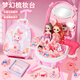 MAIGEMENG兒童化妝品玩具女孩3-4-6歲仿真化妝盒梳妝臺過(guò)家家玩具生日禮物 【美樂(lè )蒂-帶1娃娃】夢(mèng)幻梳妝臺