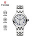 帝舵（TUDOR）玫瑰 瑞士手表 鋼帶白盤(pán) 機械女表 30mm M35500-0001